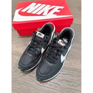 NEW Men Nike Waffle Debut Athletic Sneakers Black/White DH9522-001 Sz9 Shoes